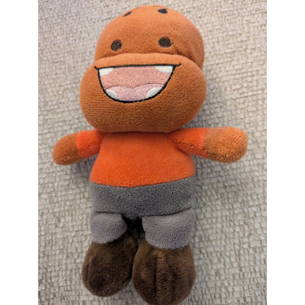 Cartoon Network Clarence Sumo Plush Stuff Animal Orange Grey 8 inch Toy Anpanman